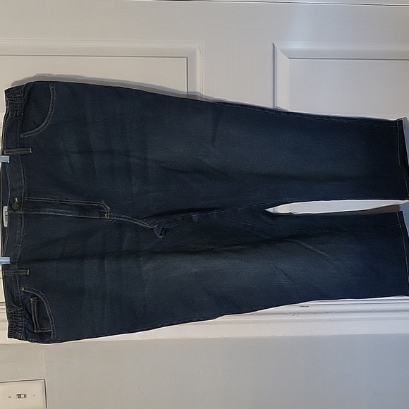 NWT Liberty Blues Denim Goods Relaxed Fit Straight Leg Side Elastic Jeans - Picture 2 of 9